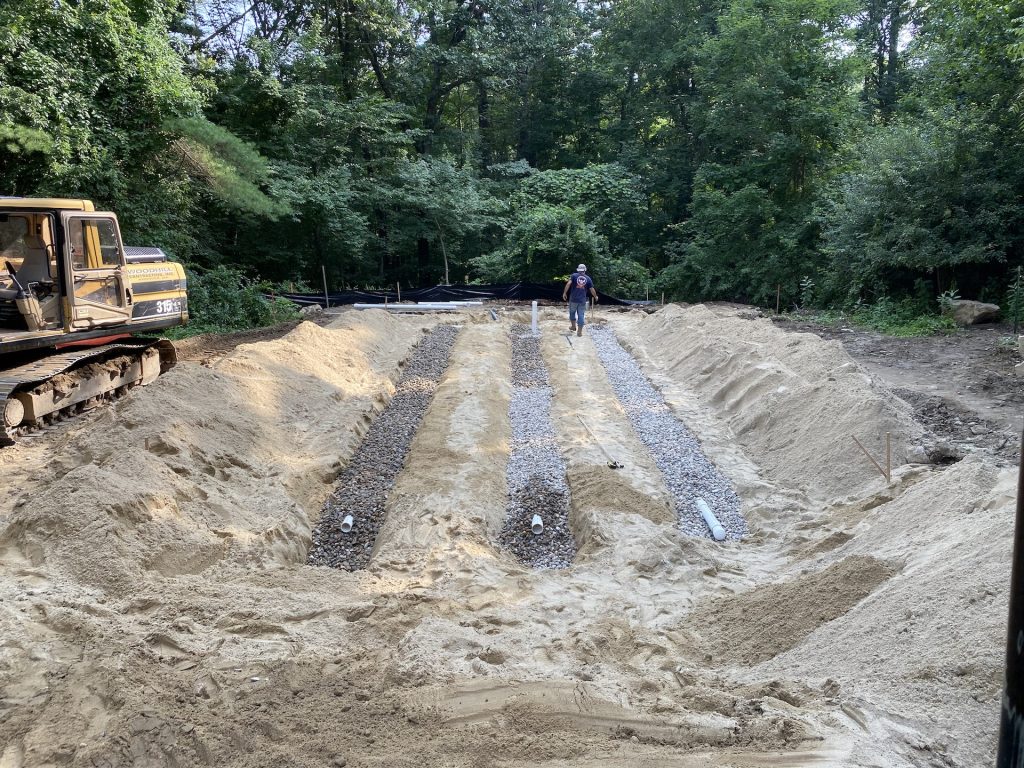 Civil engineer on property