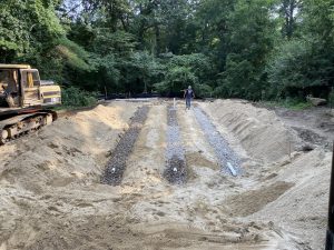 Civil engineer on property